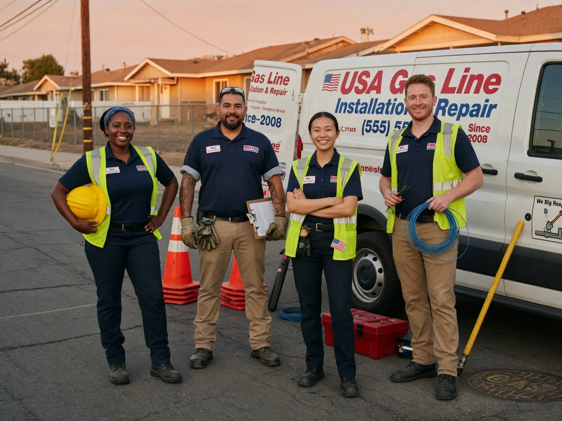 Gas Line Installation company in Gallaway, TN